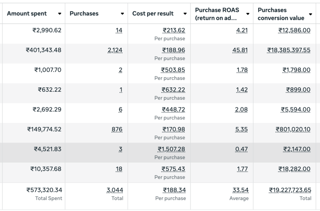 Ecommerce ad campaign